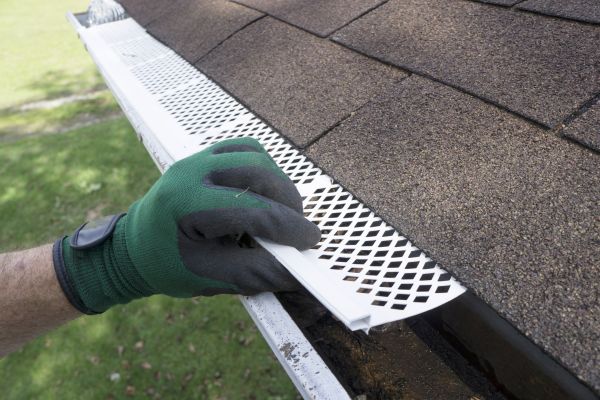 Gutter Cap Installation in Senoia