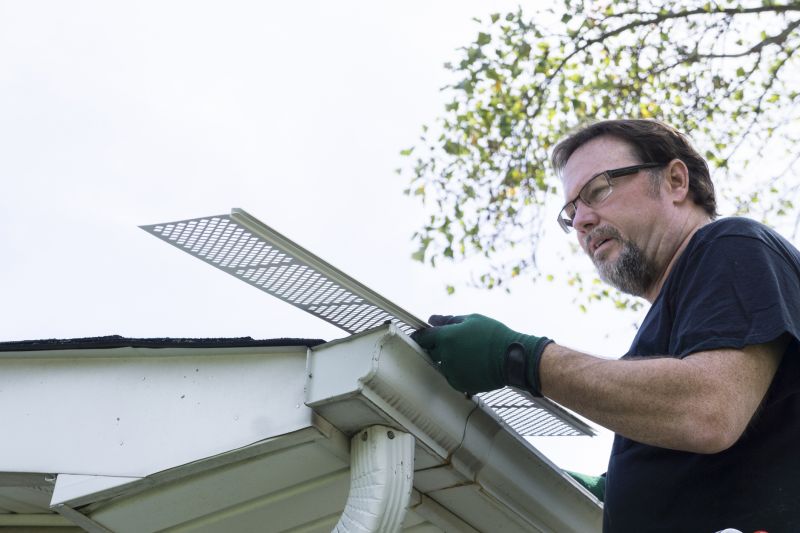Gutter Filter Installation detail